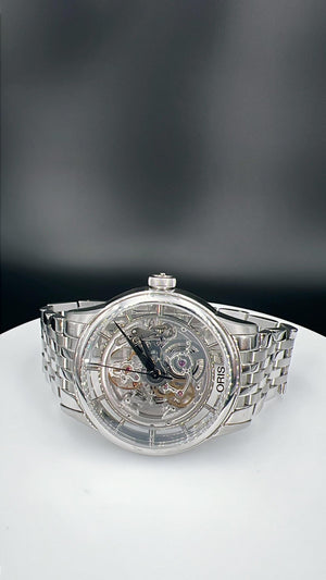 Oris Atelier Skeleton Stainless Steel 41mm Watch – Pre-owned