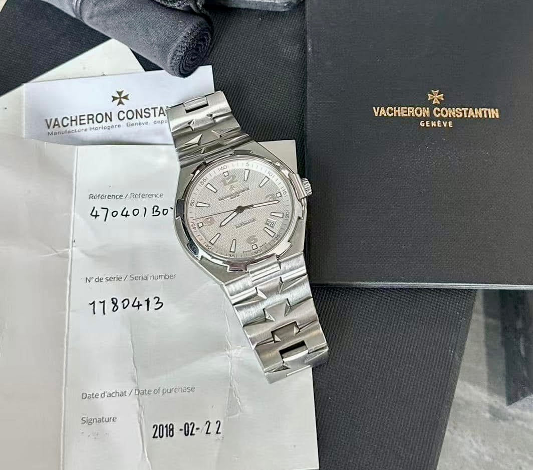 Vacheron Constantin Stainless Steel White Dial 42mm Watch 47040 – Pre-owned