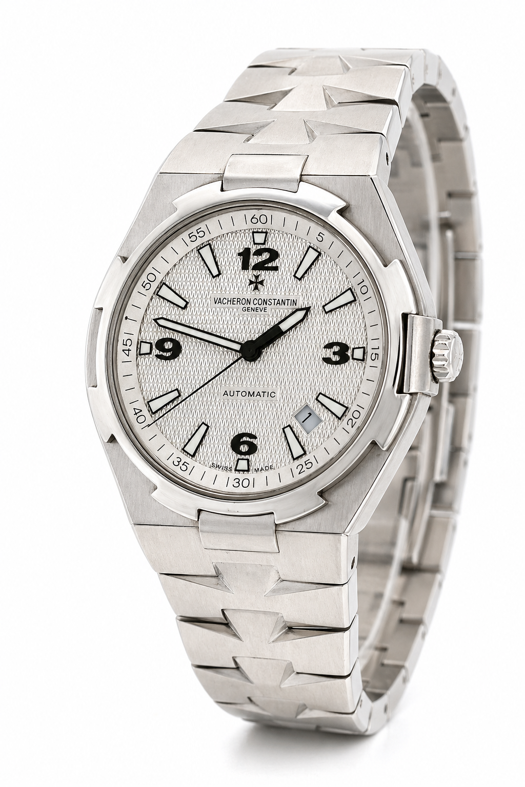 Vacheron Constantin Stainless Steel White Dial 42mm Watch 47040