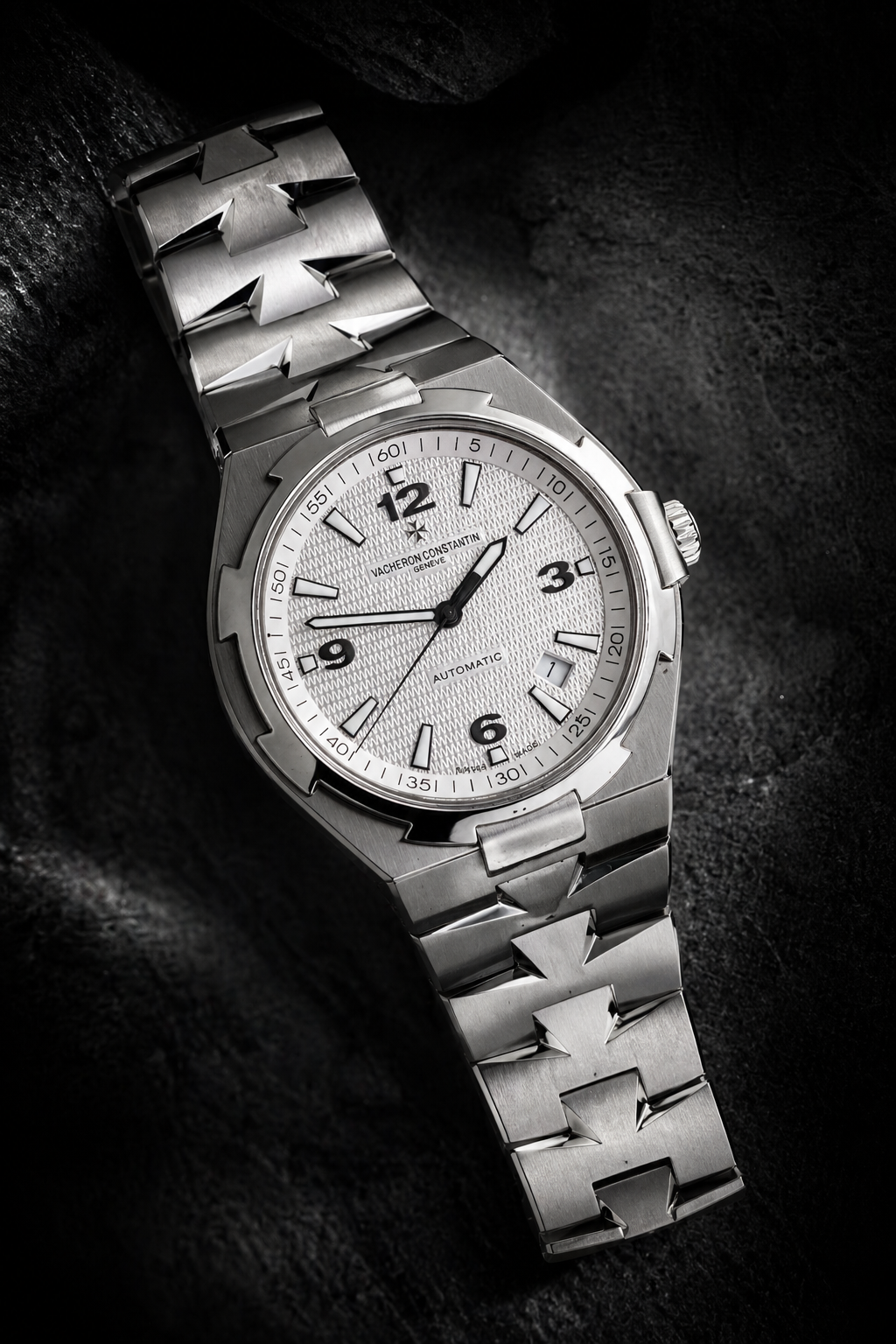 Vacheron Constantin Stainless Steel White Dial 42mm Watch 47040