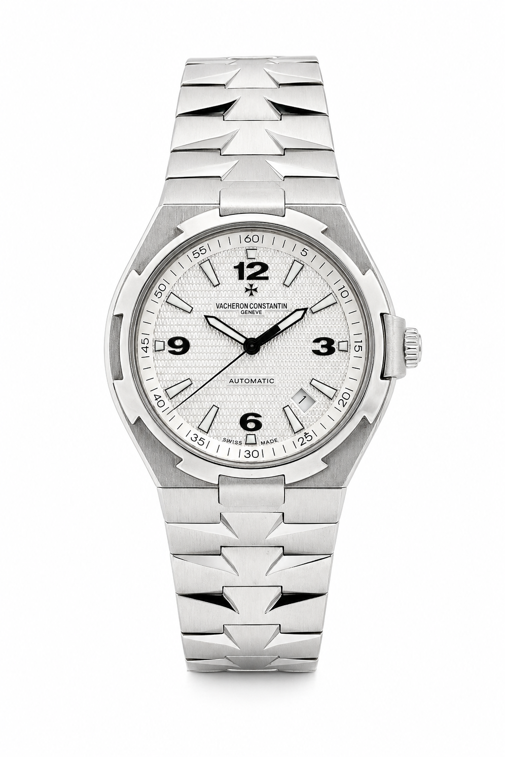 Vacheron Constantin Stainless Steel White Dial 42mm Watch 47040
