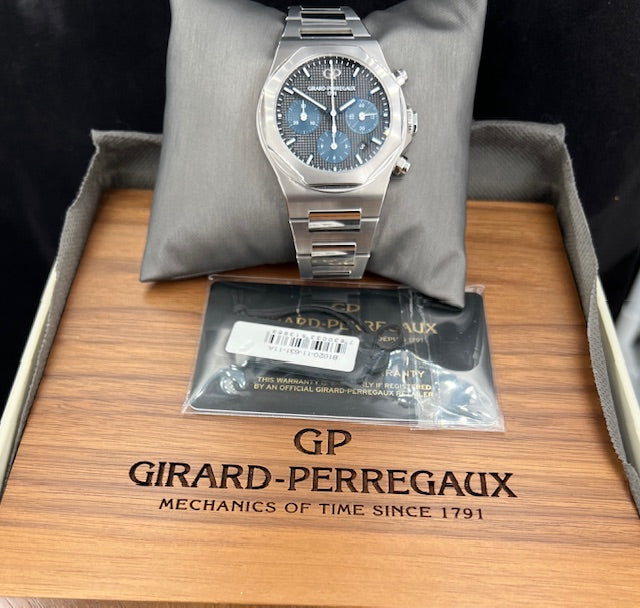 Girard Perregaux Laureato Stainless Steel 42mm Watch 81020-11-631-11A – Pre-owned