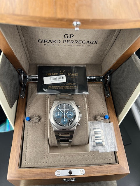 Girard Perregaux Laureato Stainless Steel 42mm Watch 81020-11-631-11A – Pre-owned