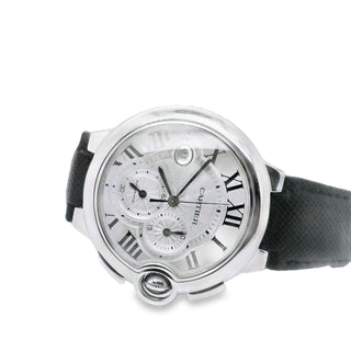 Cartier Ballon Bleu 44mm Stainless Steel Watch on Original Strap, Pre-Owned
