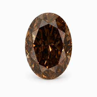 0.7 ct Diamond Oval Cut Fancy Orange Brown VVS2 (GIA) 6207931883