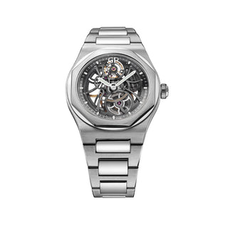 Girard Perregaux Laureato Skeleton Model No 81015-11-001-11A B/P S/N 18680