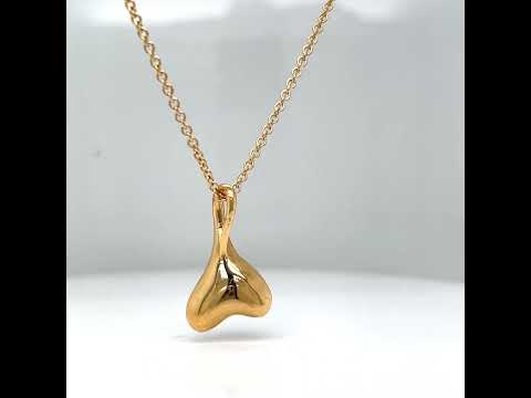 Natural Diamond Fancy Cocktail Pendant Necklace, in Yellow Gold