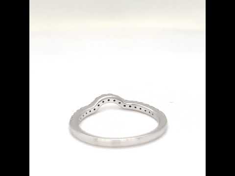 Natural Diamonds Ring Band, in White Gold
