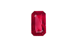2.30 Carat Red Ruby Emerald Cut GIA