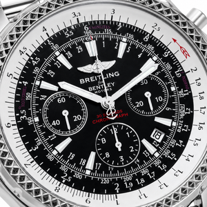Breitling Bentley Black 48mm Stainless Steel Watch