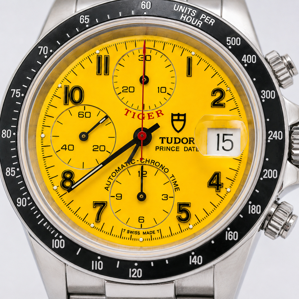 Tudor Tiger Woods 40mm Stainless Steel Watch